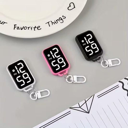 Fixora Digital Clock Keychain (Assorted Colors)
