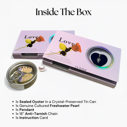 FIXORA Oyster Pearl Necklace (18” Chain)