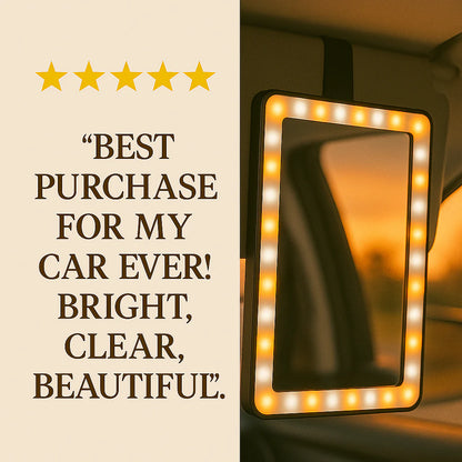 LED Car Vanity Mirror