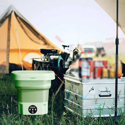 Fixora Foldable Mini Washing Machine – Portable, Compact & Perfect for Travel & Small Loads